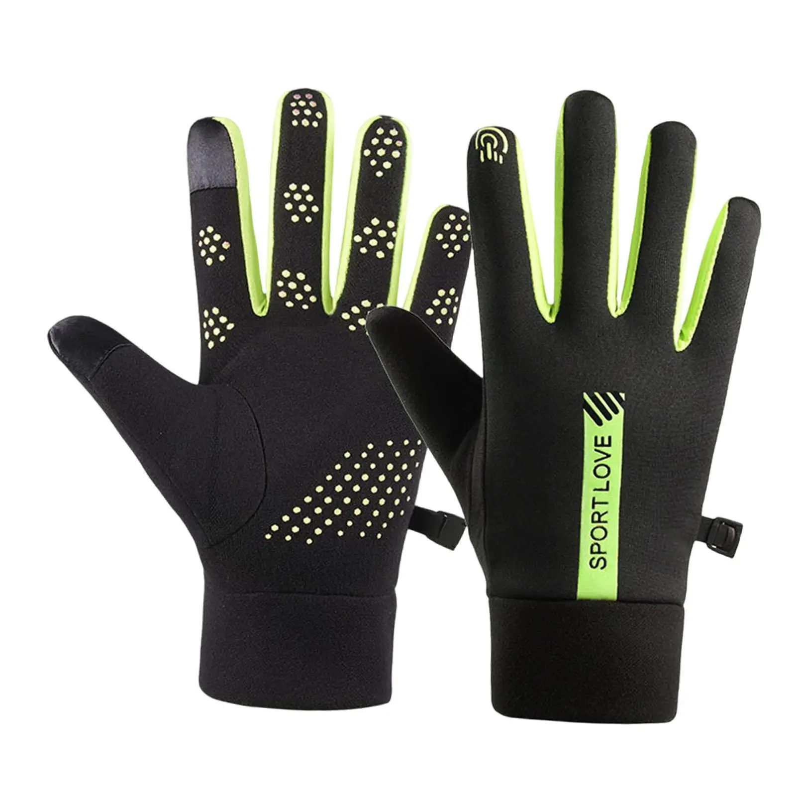 Guantes de invierno impermeables para mujer, manoplas de esquí con forro polar, guantes térmicos antideslizantes para ciclismo y senderismo - imagen 5