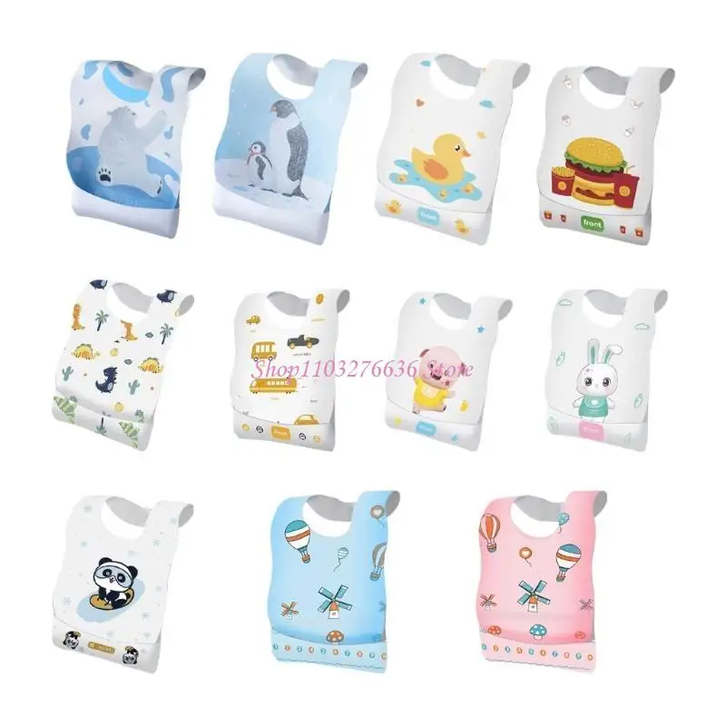 R6FD Cotton Bab Burp Ports Nursing Babing Feeding Bab para niños pequeños 0-6 Año - imagen 5