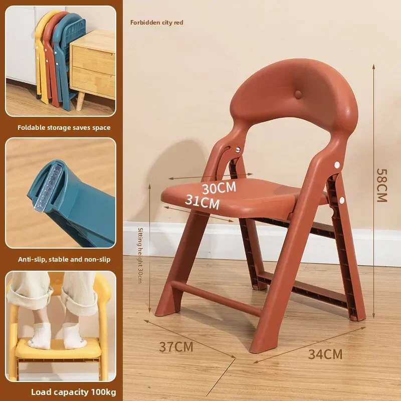Taburete de baño plegable para niños y adultos, antideslizante - imagen 3