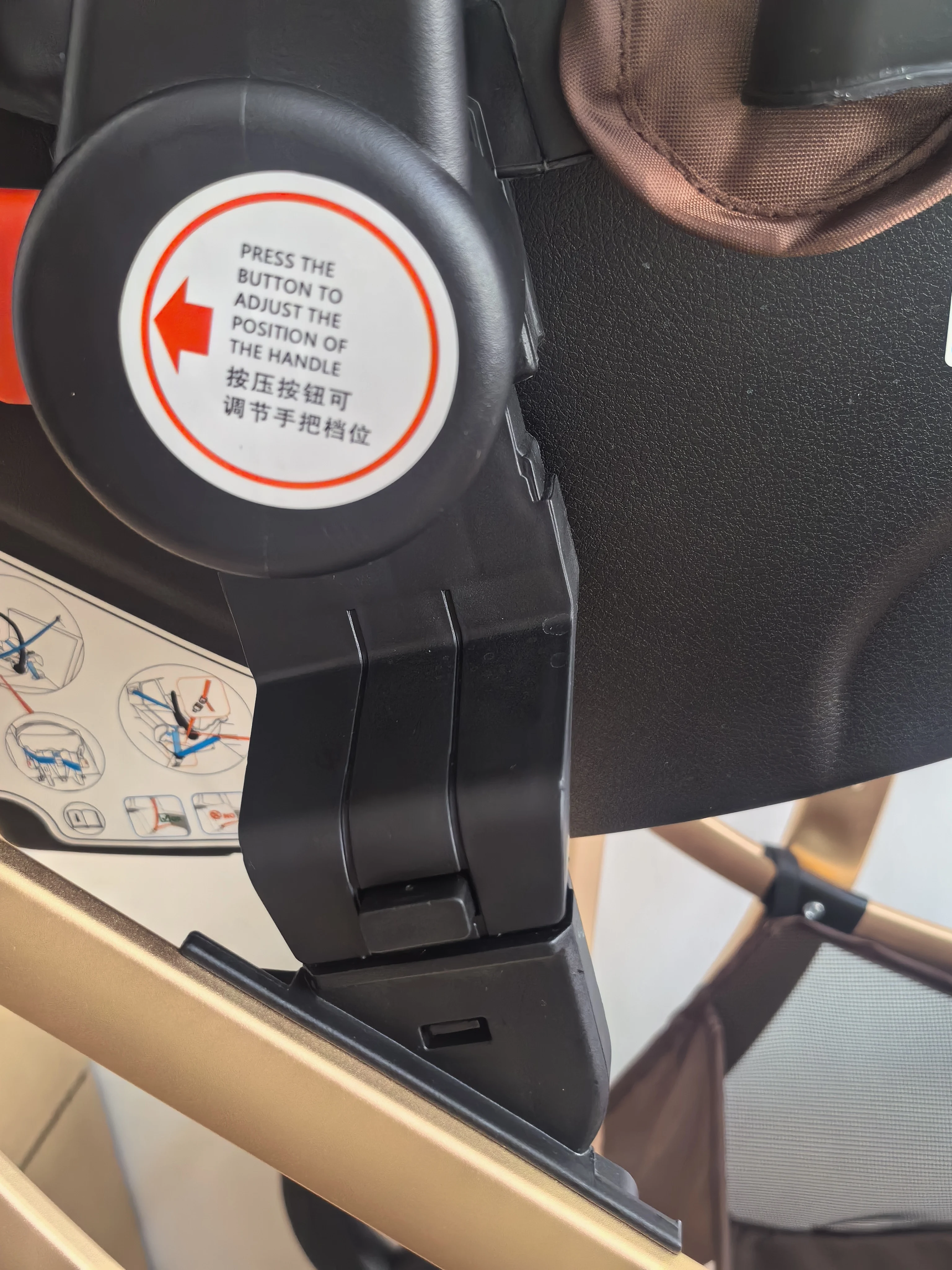 Traje para MZGN ORSUT X7 3 en 1 cochecito adaptador de asiento de coche accesorio de negocios - imagen 4