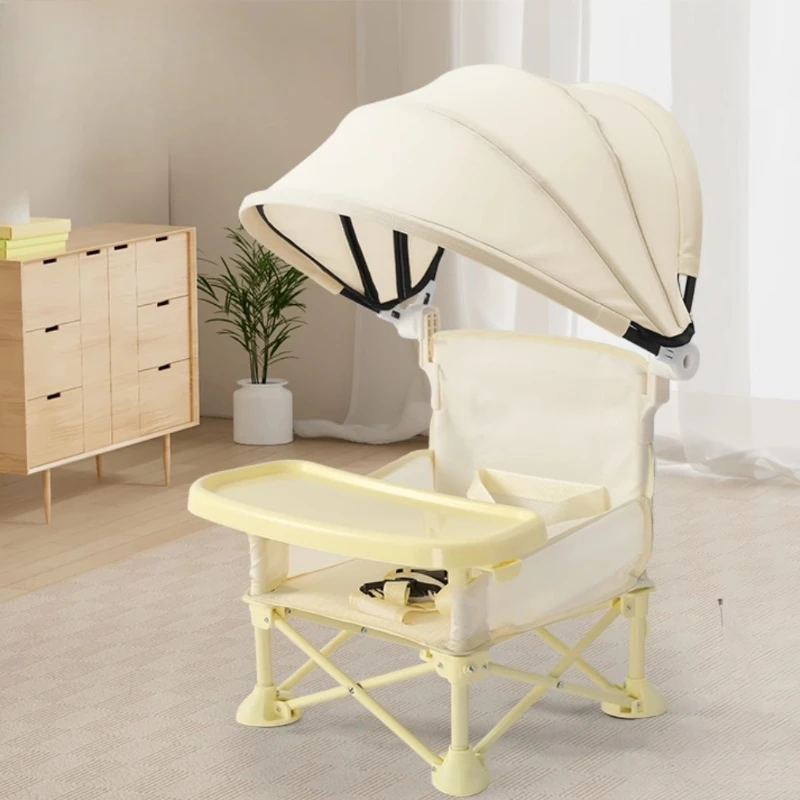 Silla alta para bebé con tela Oxford resistente y marco de aluminio - imagen 4