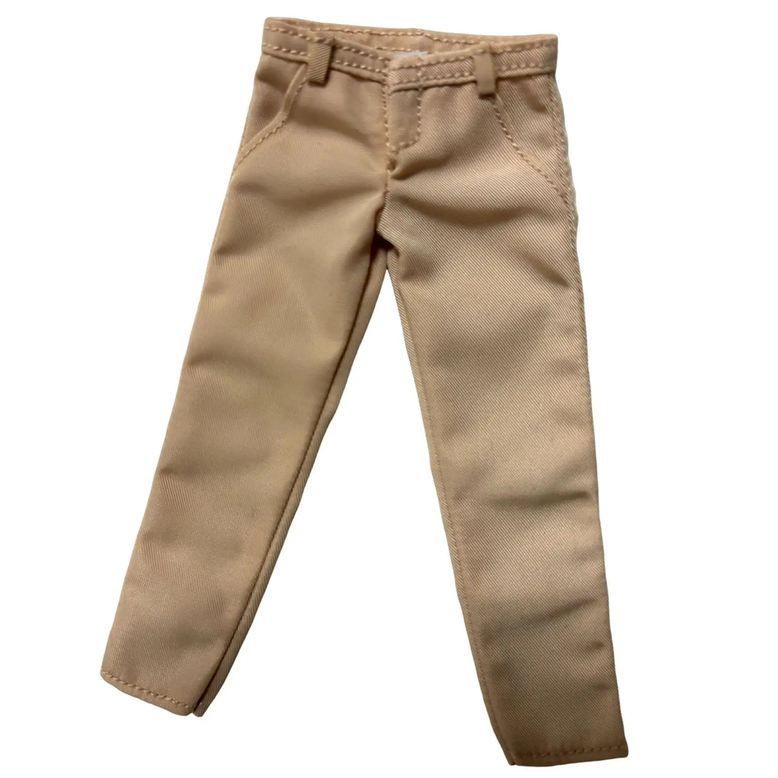 Pantalones de tela caqui para muñecas en miniatura – Ropa coleccionable - imagen 5