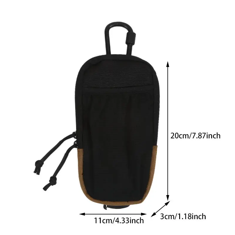 Bolso de pecho informal para hombre, cartera para teléfono informal a la moda, deportes al aire libre, turismo, ciclismo, funda para teléfono móvil multifuncional para hombre - imagen 5