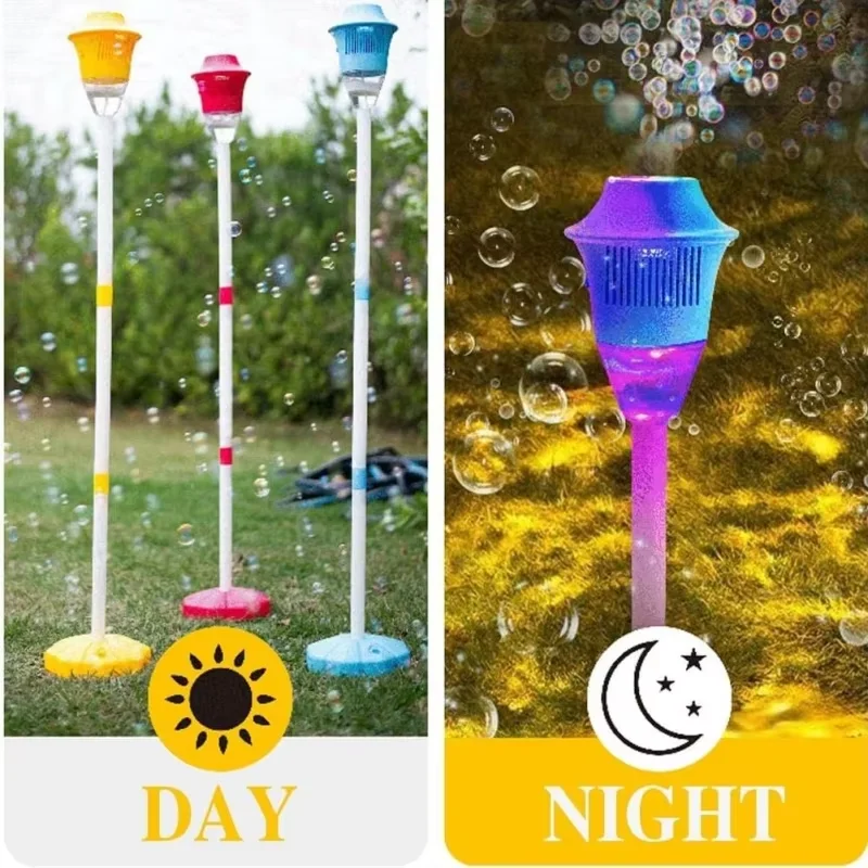 Máquina de burbujas automática con luz para fiestas de niños - imagen 2