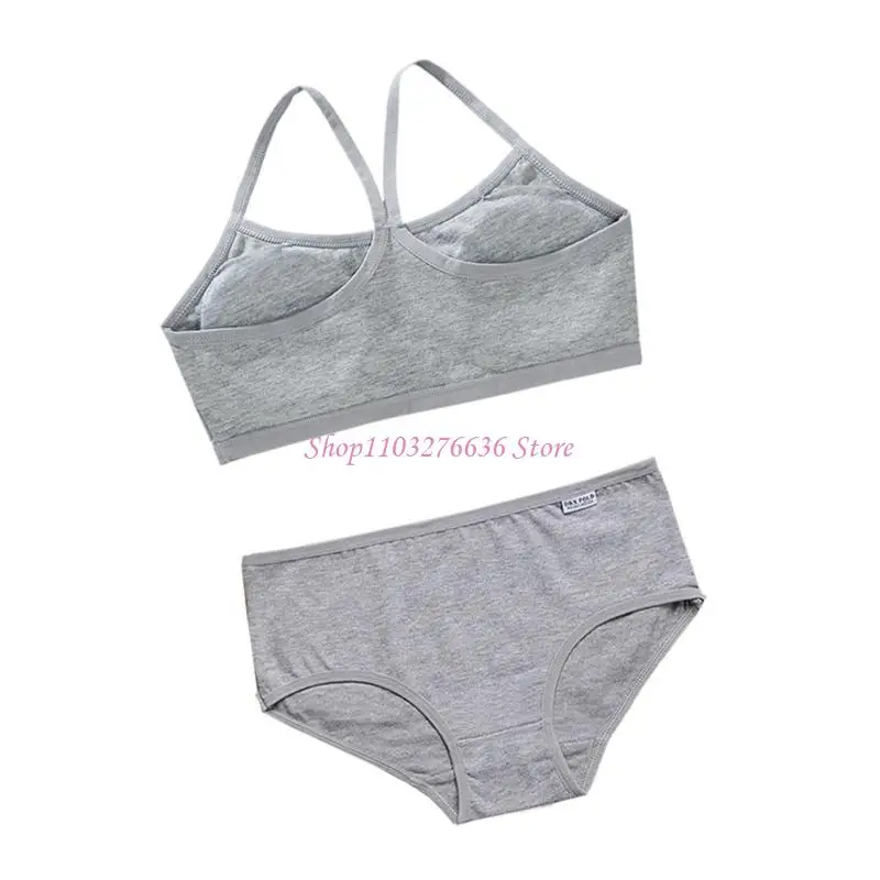 R6FD Girls sujetador adolescente tops tubo bustier para niños adolescentes lencería para estudiantes secundaria ropa - imagen 4