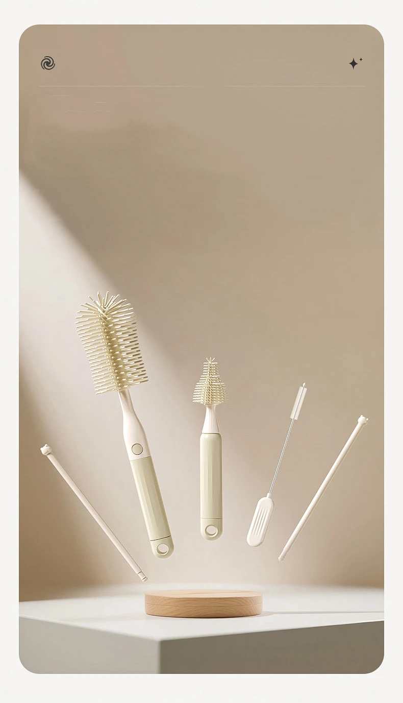 Cepillo biberones cerdas flexibles – Limpieza profunda y resistente - imagen 4