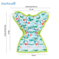 EezKoala Cubierta de pañal lavable ecológica para bebé