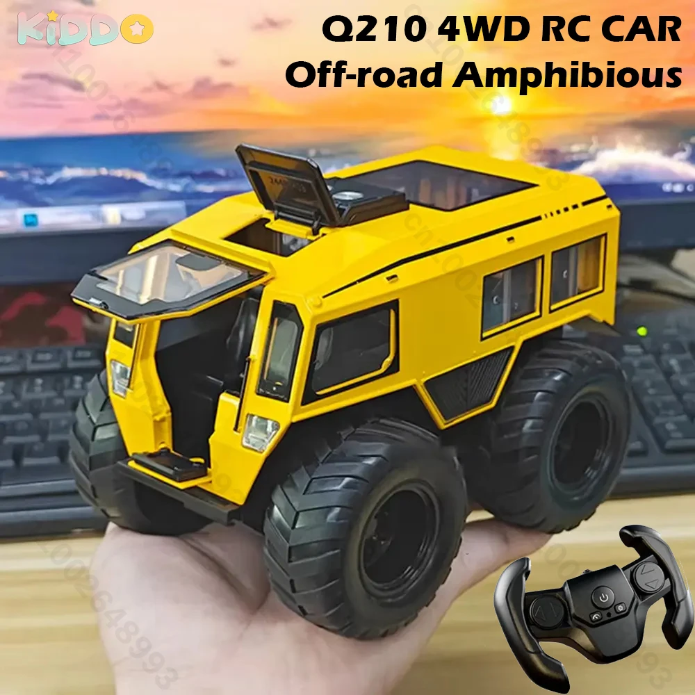 Coche teledirigido 4WD 1:24, modelo de coche, puertas todoterreno, luz de sonido de aleación abierta, absorción de impacto de alta velocidad, vehículo todoterreno, juguetes para niños