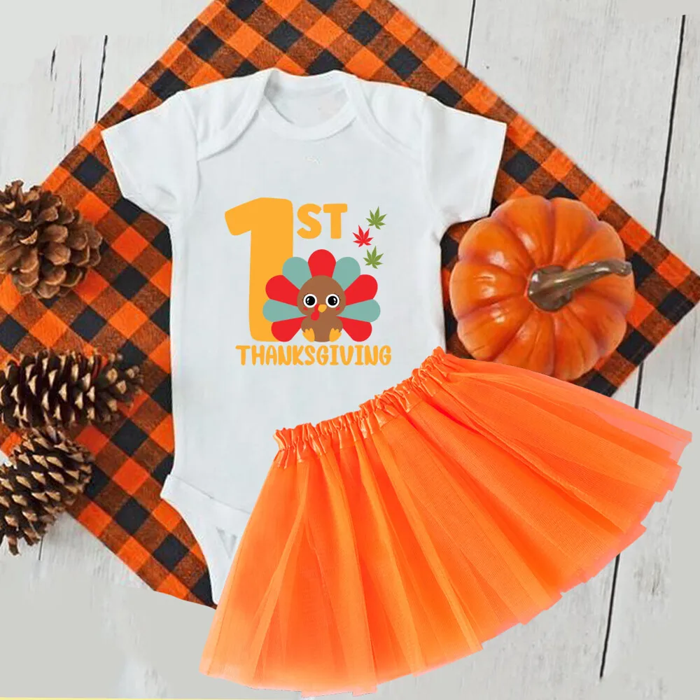 Vestido tutu y pelele para bebé niña – Colección otoño - imagen 5