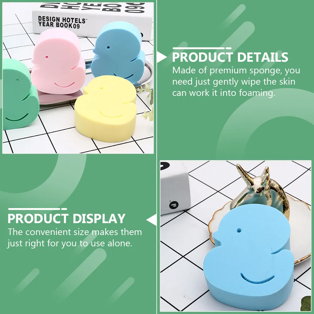 Esponja de baño para bebé con dibujos animados – Suave y divertida - imagen 5