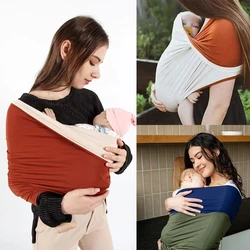 Portabebés ergonómico con cinturón elástico ajustable y funda segura