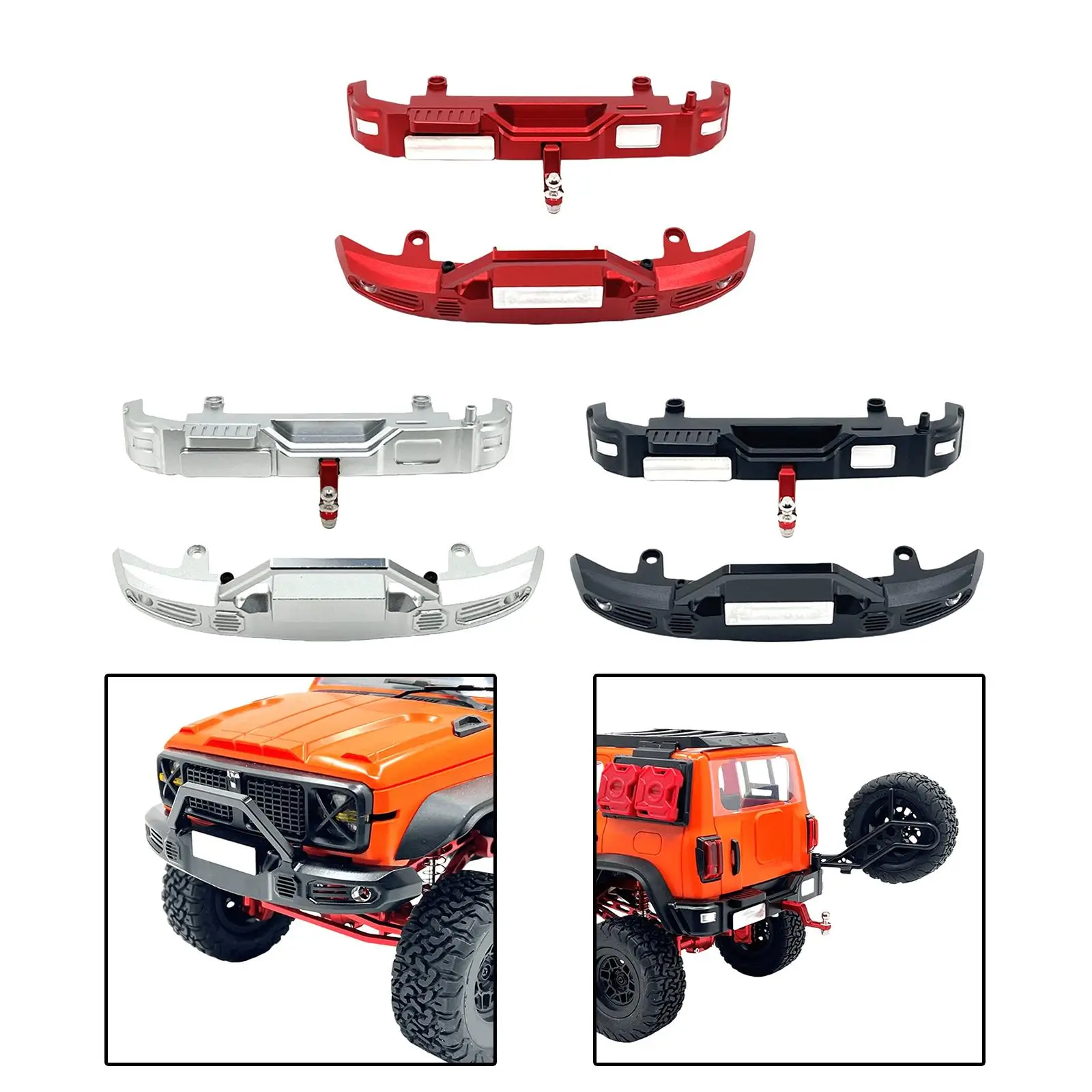 Parachoques de aluminio para RC 1/12 – Protectores resistentes - imagen 5