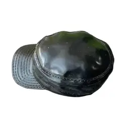 Gorra de béisbol para muñecas mini negro caucho suave accesorio
