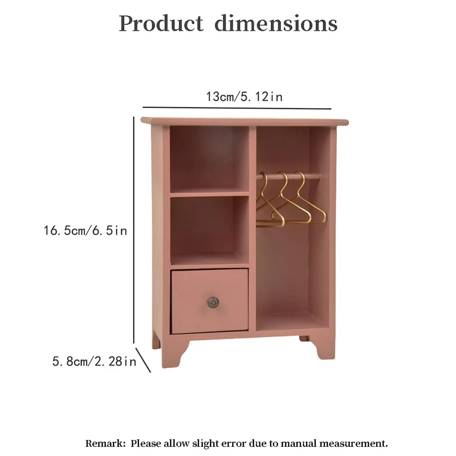 Armario para casa de muñecas – Mueble miniatura escala 1/12 - imagen 5