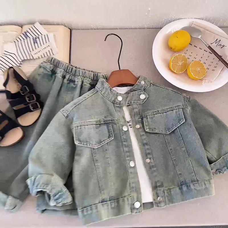 Conjunto de ropa de verano MILANCEL para niños con dibujos animados