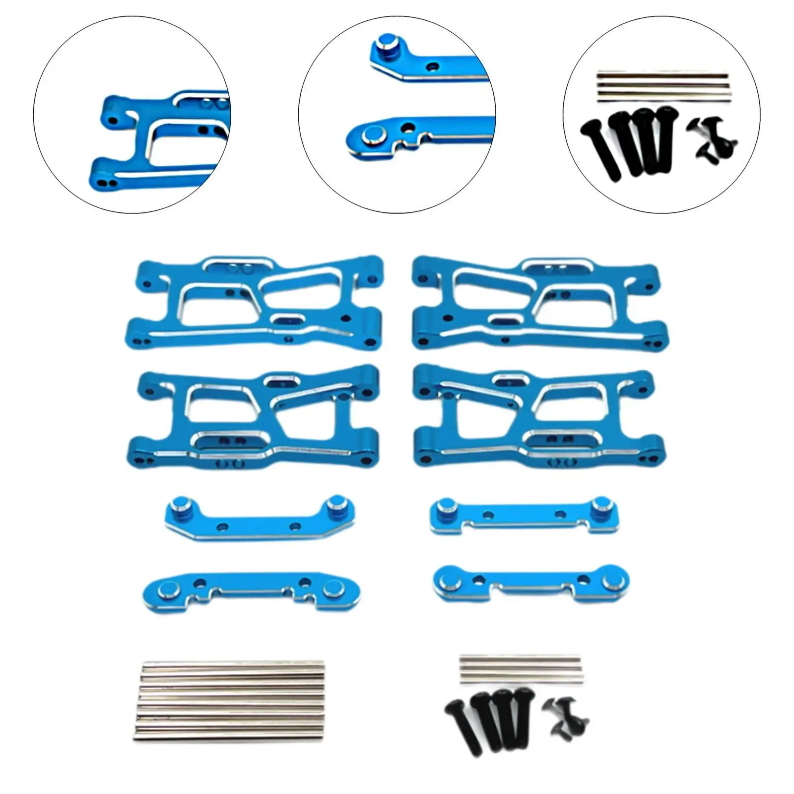 RC Front Rear Arm Linkage Rod Accs DIY for 144018 124016 1/14 1/12 Scale RC
