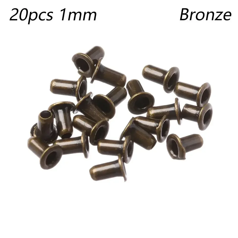 20pcs 1mm Bronze