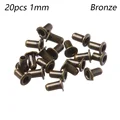 20pcs 1mm Bronze