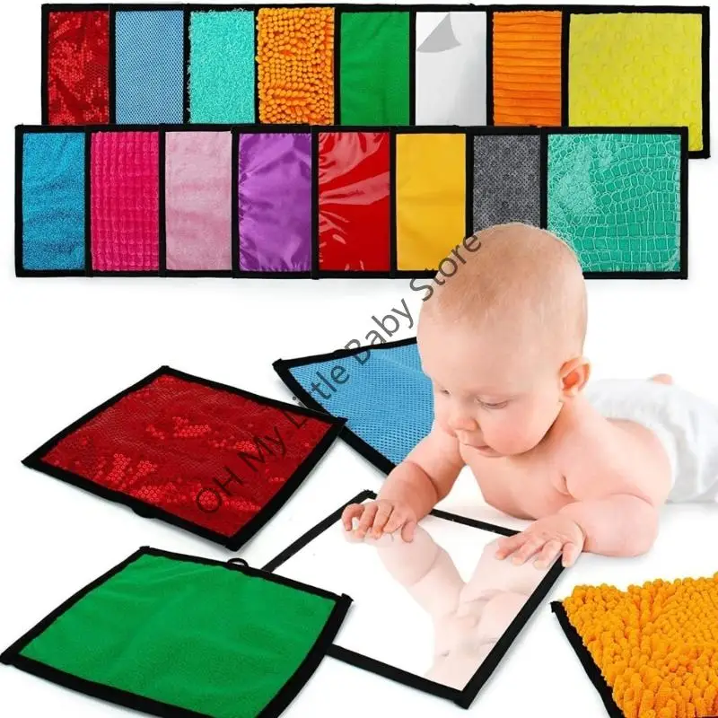 M76C 1 Juego alfombra juegos para bebés lavable a máquina estimula los sentidos táctiles aprendizaje temprano