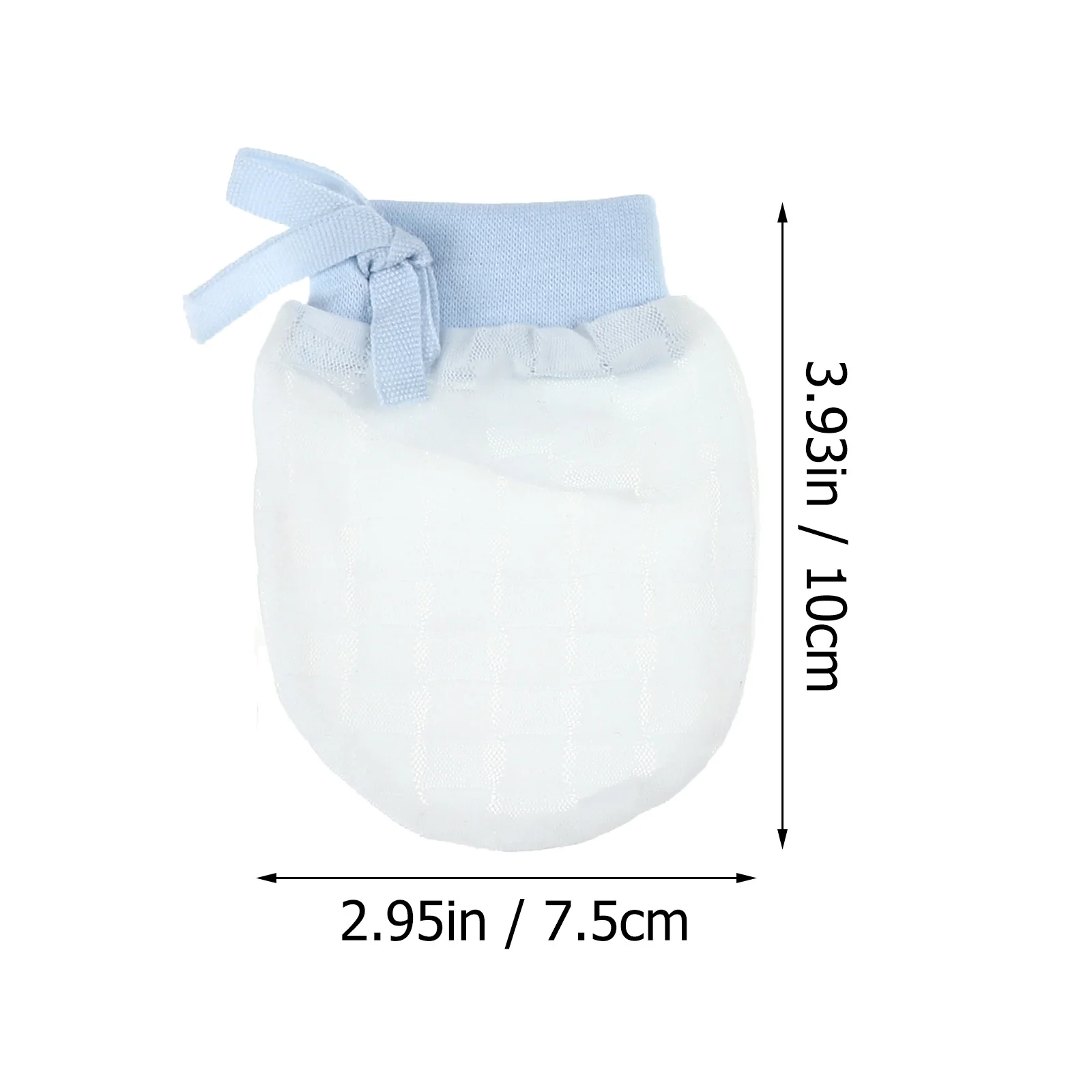 4 pares de manoplas antiarañazos para bebé, guantes elásticos para recién nacido, Protector de manos infantil de seda, manopla para bebé - imagen 5