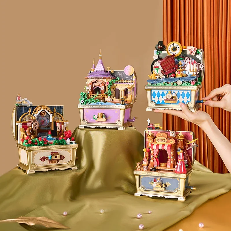 Caja de música de cuentos de hadas, cofre tesoro infantil - imagen 2