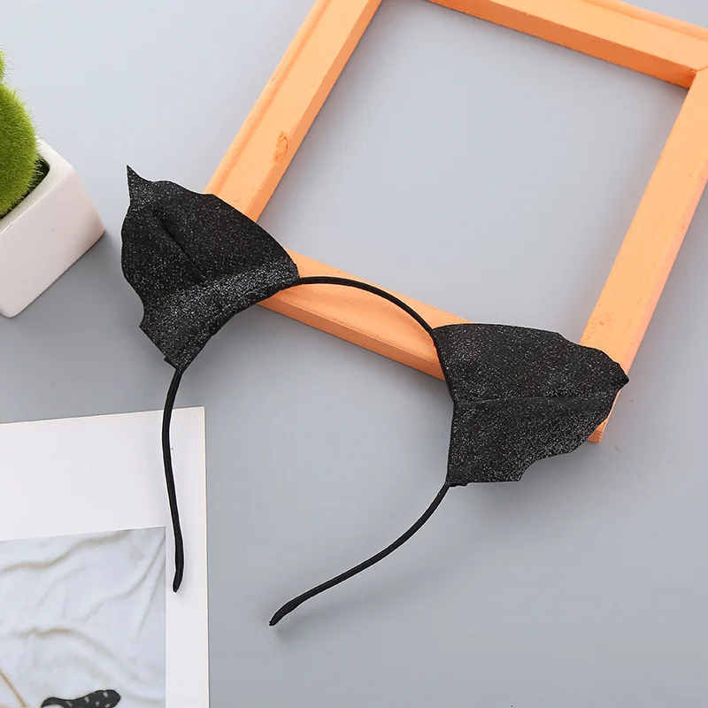 Diadema murciélago con lentejuelas – Accesorio Halloween infantil - imagen 3
