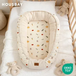 Cuna portátil para bebé colecho cálida beige de invierno