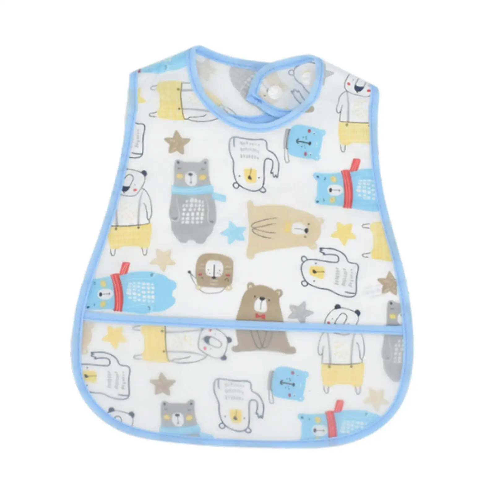 Feeding Bib Sleeveless Infant Feeding Accessory Easy Clean Babies Bib Super