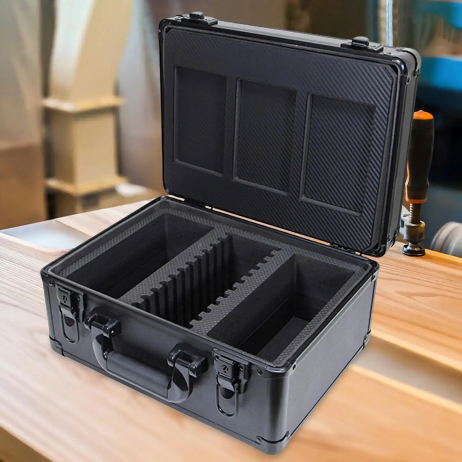 Graded Card Storage Box Card Holder 3 Slots Sturdy Card Slab Carrying Case for