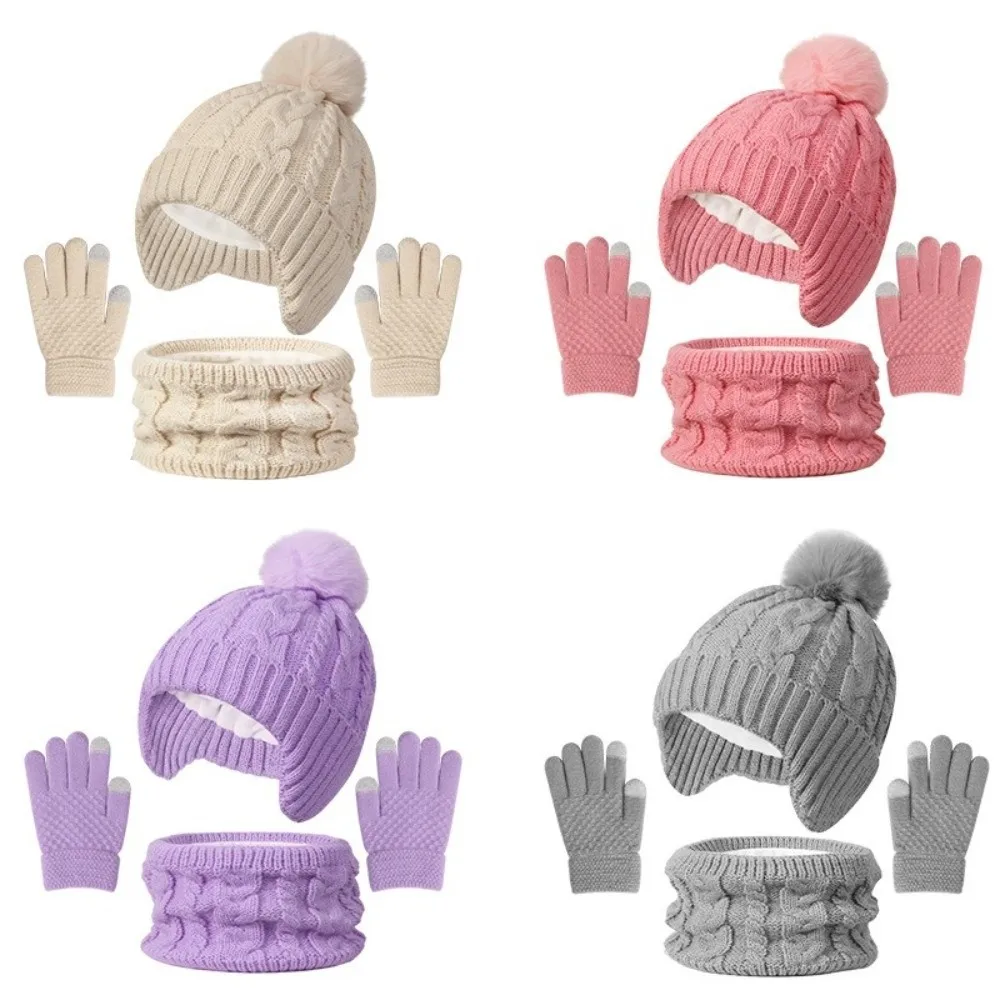 Gorro de invierno con pompón para niño – Set térmico completo - imagen 5