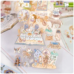 Pegatinas japonesas para álbumes de recortes y decoración