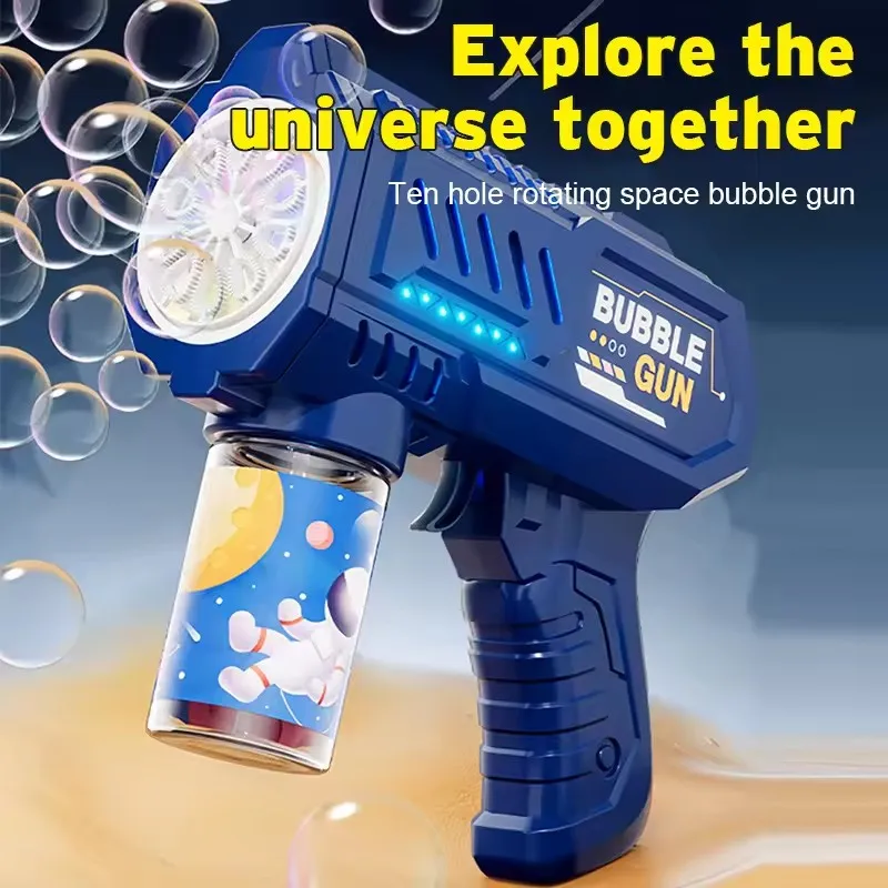 Pistola de burbujas automática para niños – Juguete de exterior y playa - imagen 5