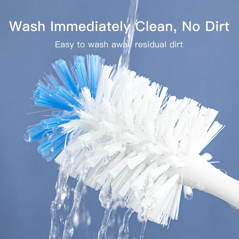 Juego de herramientas de limpieza para biberones de nailon 2 en 1 para madre e hijo, cepillo de limpieza, soporte de succión - imagen 5