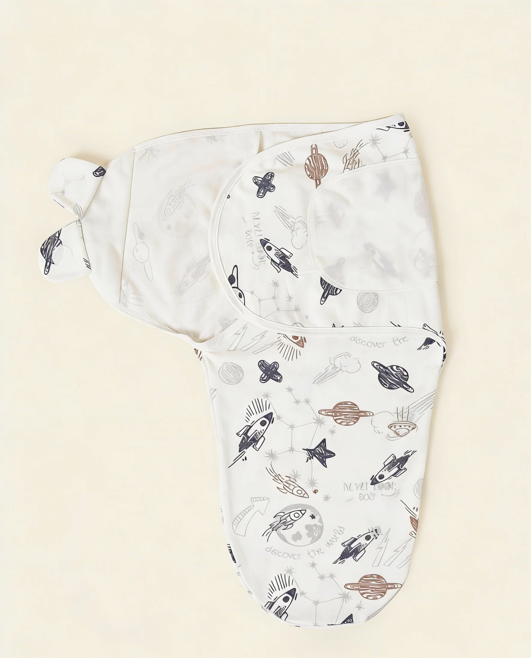 Manta envolvente para bebé con estampado infantil - imagen 5