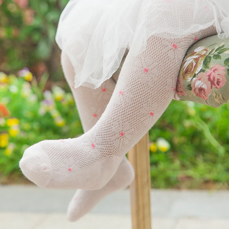 Lawadka, medias para niños y niñas, pantimedias con estampado de malla fina de verano para bebés recién nacidos, pantimedias para niñas, mallas de moda para niños 1 2 3 4 5 Y - imagen 2