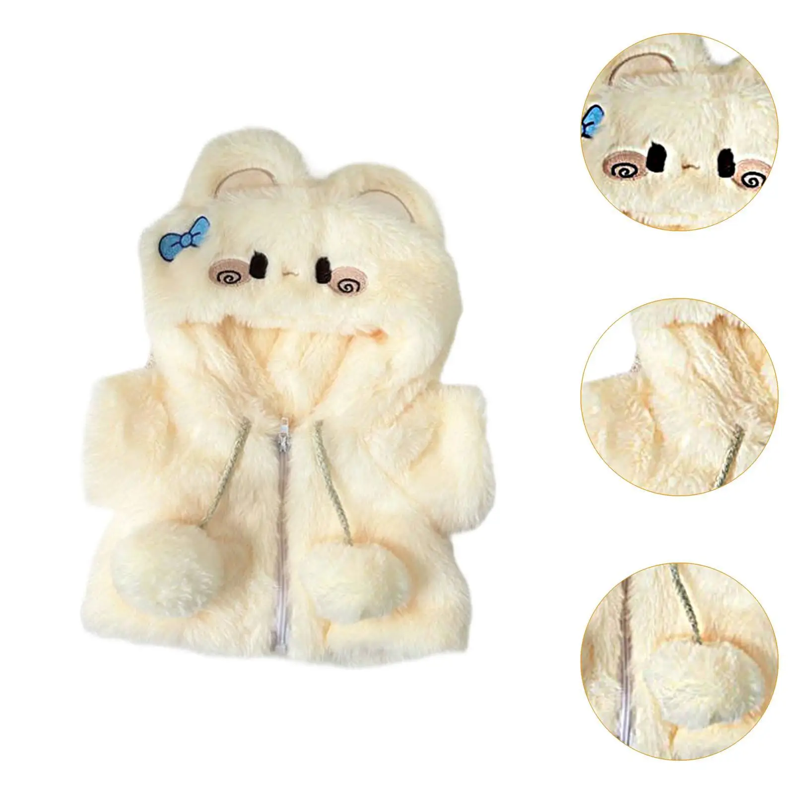 Plush Doll Overcoat Cosplay Costume Pretend Play Fashion Cute for 38cm Dolls