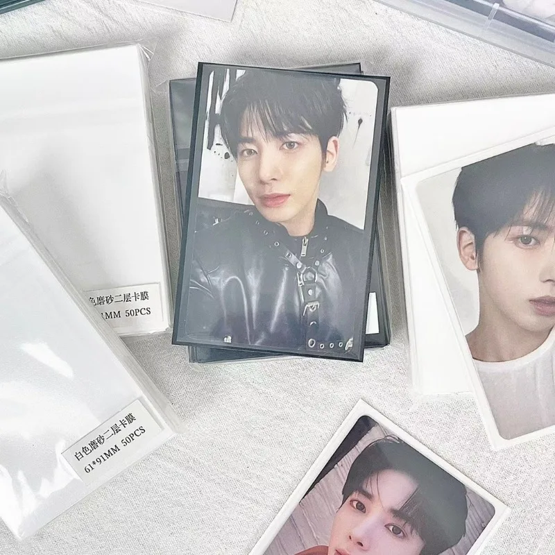 Fundas protectoras para tarjetas K-pop holográficas - imagen 2