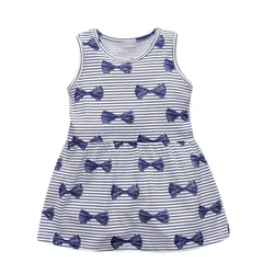 Vestido veraniego de algodón para niña