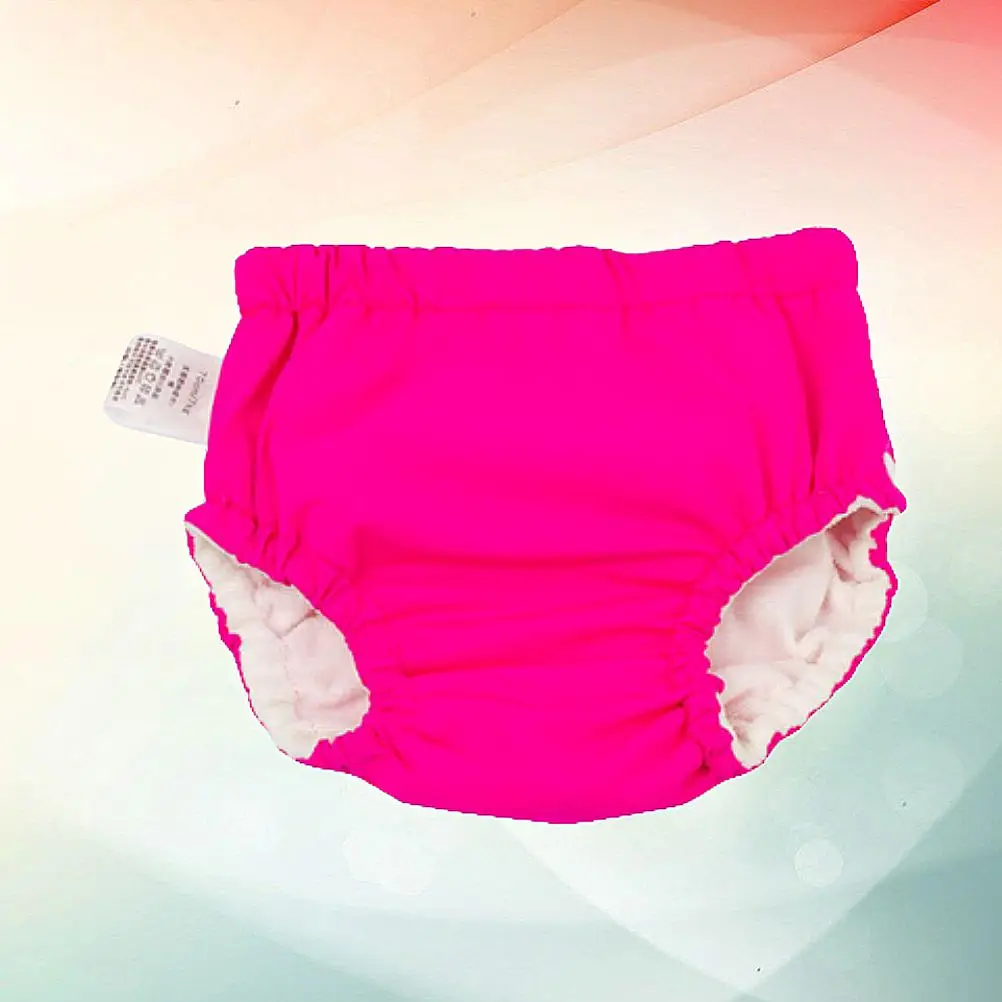 Pantalones de pañales para bebé, impermeables, lavables, de algodón, a prueba de fugas, para nadar, ajustables, suaves, de poliéster, reutilizables, traje de baño para bebé - imagen 2