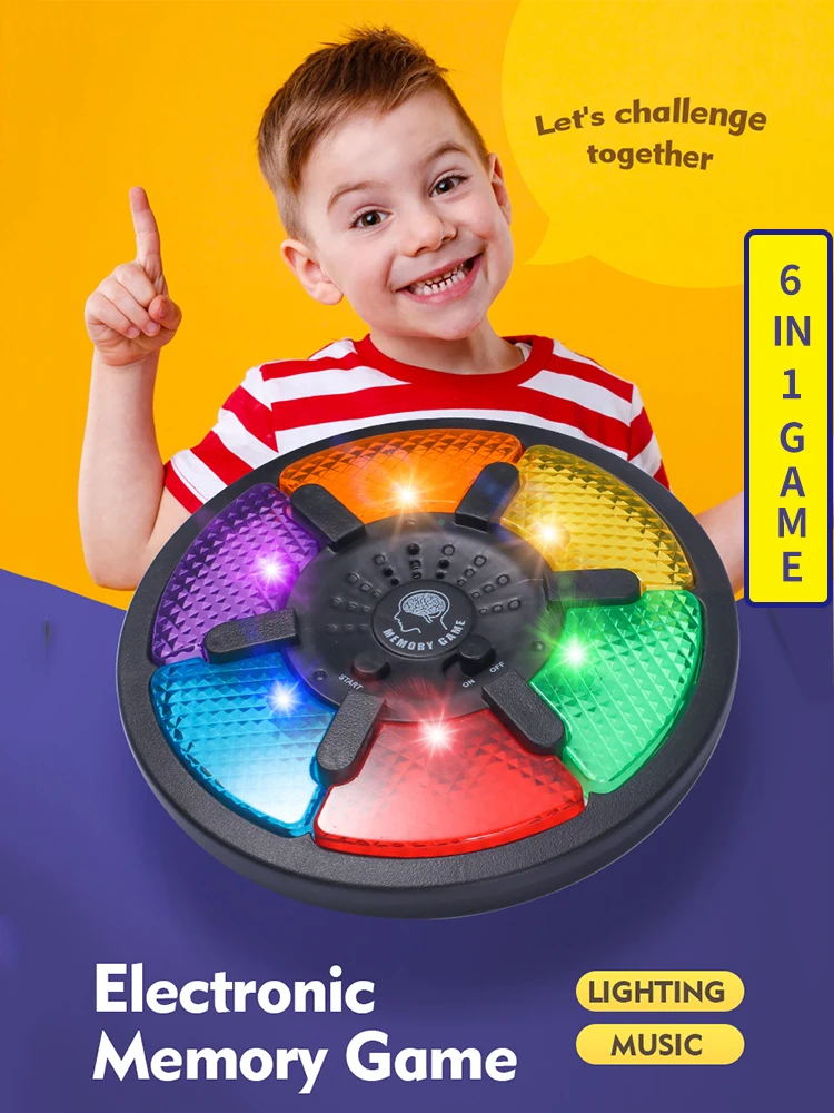 Juguete interactivo memoria rompecabezas para padres con destellos - imagen 5