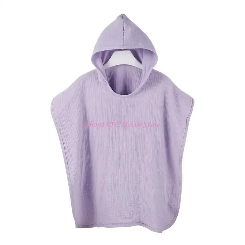 Toalla baño con capucha bebé R6FD para niños pequeños recién nacidos manta baño absorbente fuerte - imagen 2