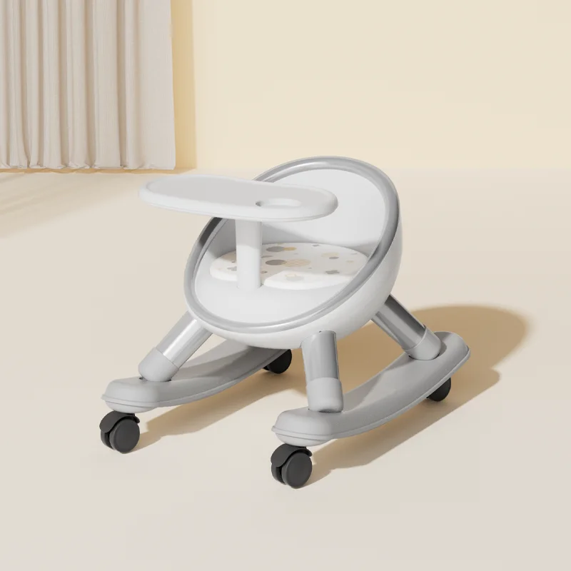 Trona para bebé de comedor con asiento ajustable y mecedora - imagen 5