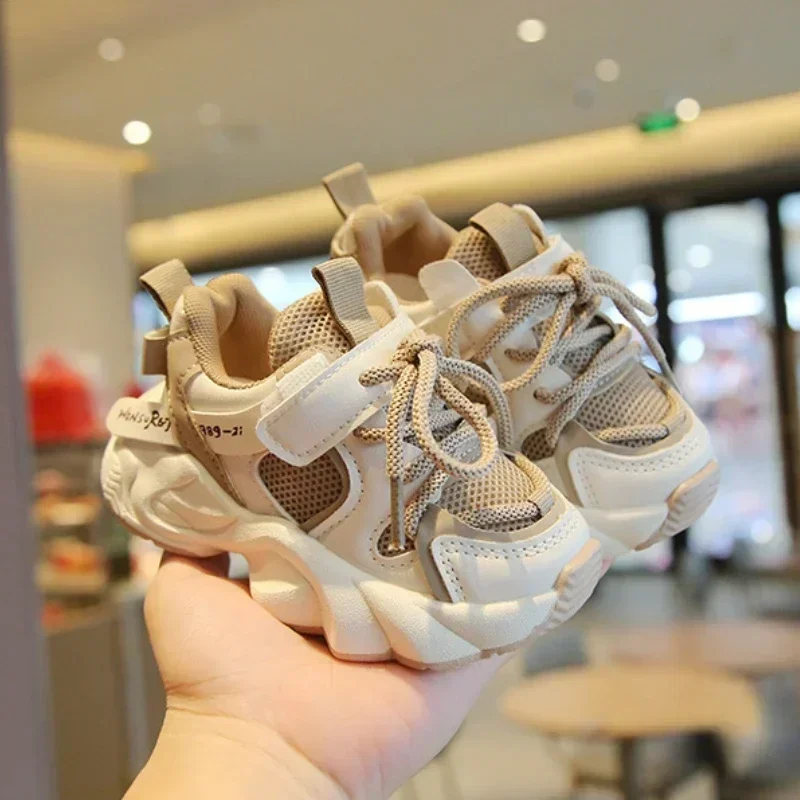 Zapatillas escolares cordones cuero sintético para niños y niñas - imagen 3