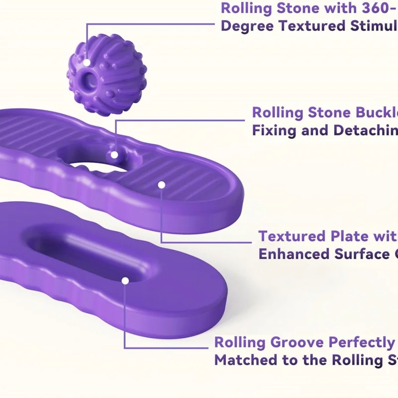 Juguete sensorial de silicona antiestrés – Calmante para niños con TDAH - imagen 2