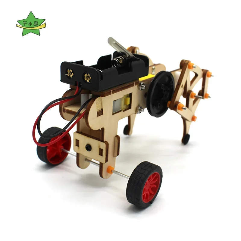 소형 생산 DIY 수제 재료 패키지 조립 장난감, 기계식 비스트 기술 조립 - imagen 2