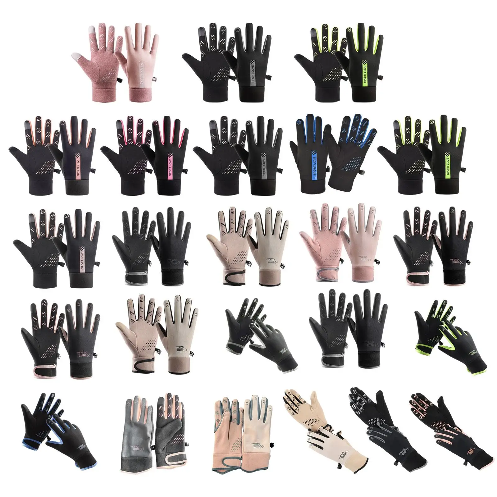 Guantes de invierno para esquí, ciclismo y patinaje al aire libre - imagen 5