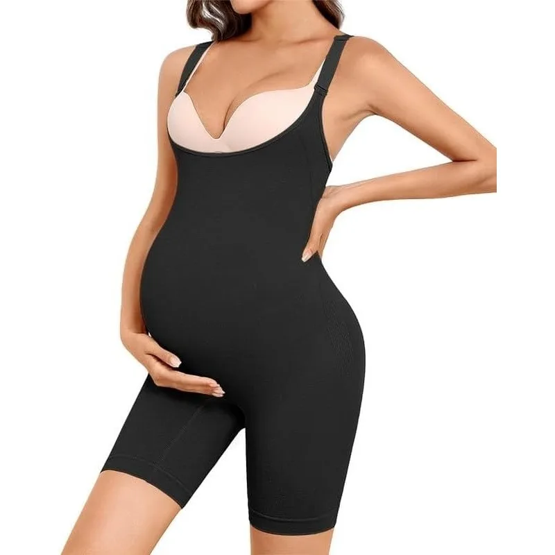 Body maternidad sin costuras con soporte vientre y alta elasticidad