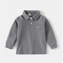 POLO MILANCEL – Camiseta manga larga cuello camisero niños