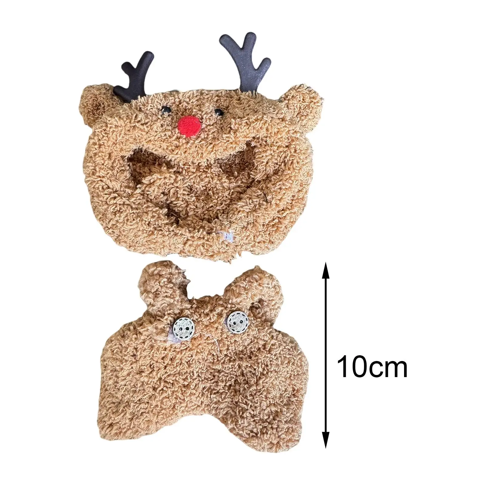 Plush Doll Playsuit for Kids Model Accessories Birthday Gifts Hands on Coordination Pendant Doll Costumes Dress up for 17cm Doll