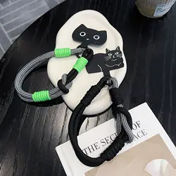 Cuerda colgante para móvil – Diseño divertido de gato para iPhone 16